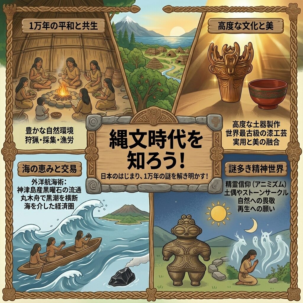 縄文時代 - 日本史大好き！日本の歴史豆知識！