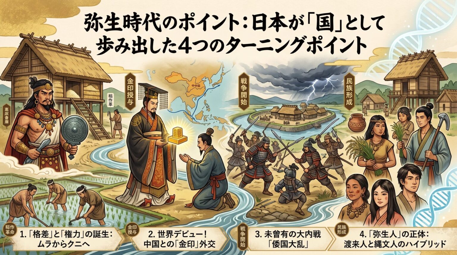 邪馬台国を治めた卑弥呼が登場!弥生時代について知ろう! - 日本史大好き!日本の歴史豆知識!
