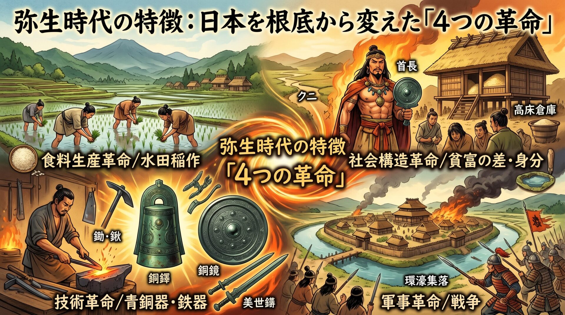 邪馬台国を治めた卑弥呼が登場!弥生時代について知ろう! - 日本史大好き!日本の歴史豆知識!