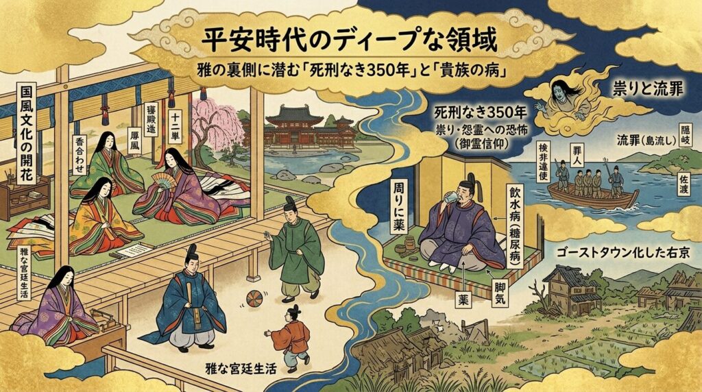 平安時代とは？雅な貴族文化から武士の台頭まで400年の歴史を博士が完全解説！