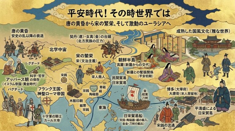 平安時代とは？雅な貴族文化から武士の台頭まで400年の歴史を博士が完全解説！