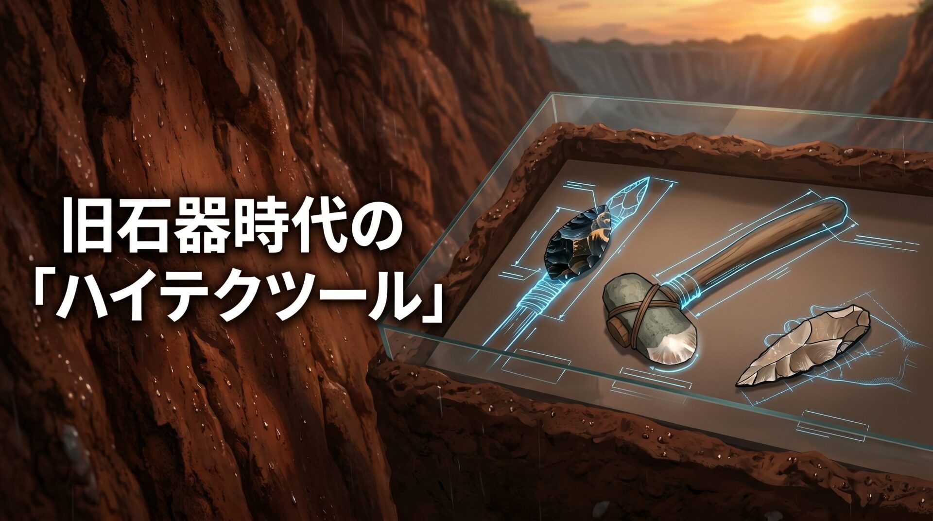 旧石器時代の「ハイテクツール」