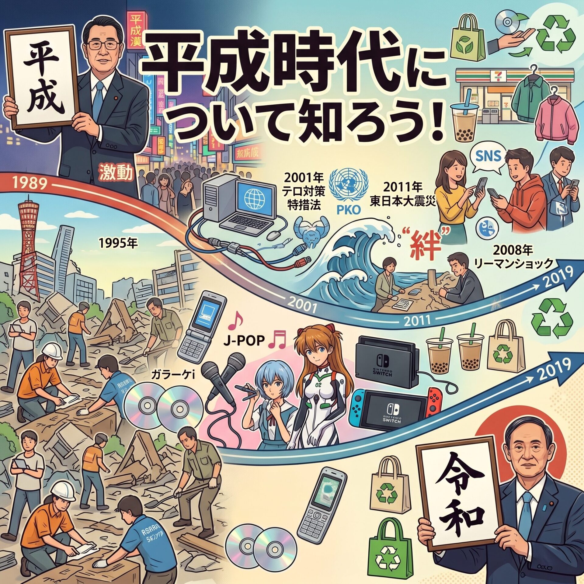 平成時代を知ろう