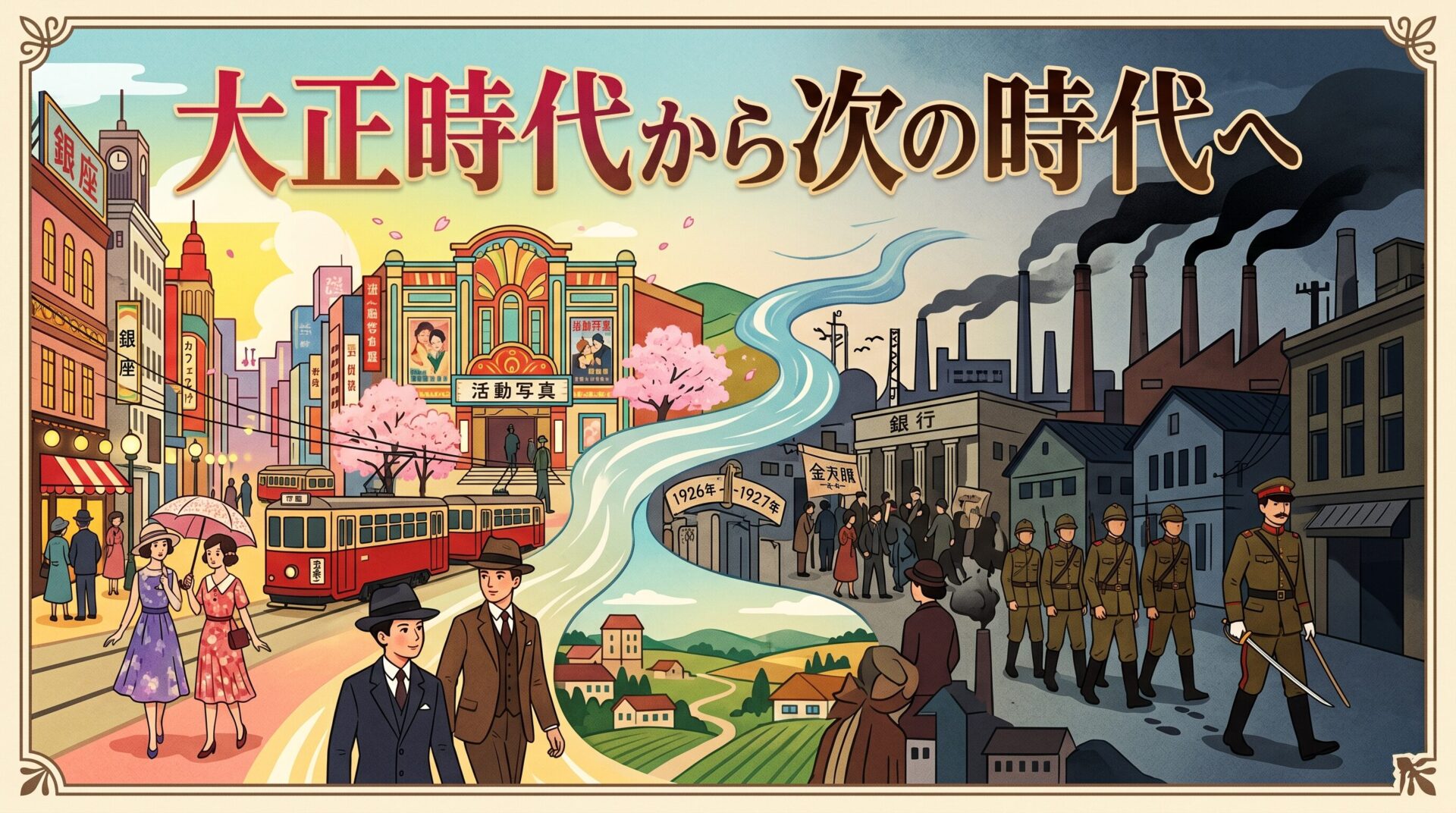 大正時代から次の時代へ