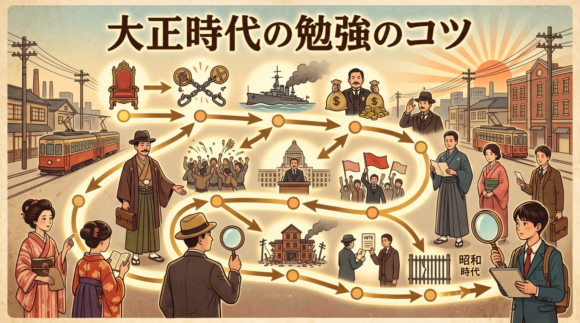 大正時代の勉強のコツ