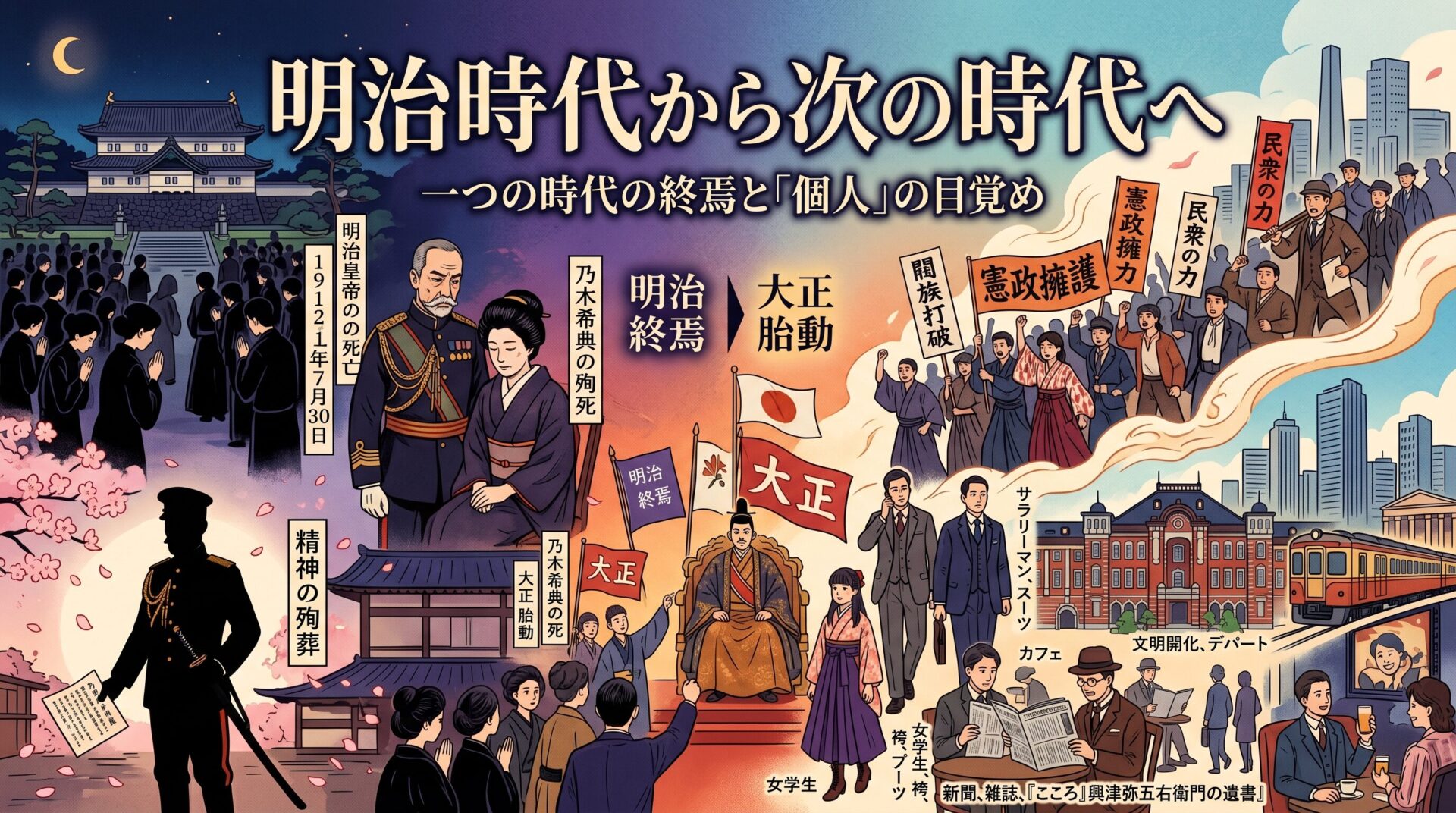 明治時代から次の時代へ