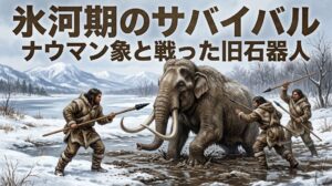 氷河期のサバイバル：ナウマン像と戦った旧石器人