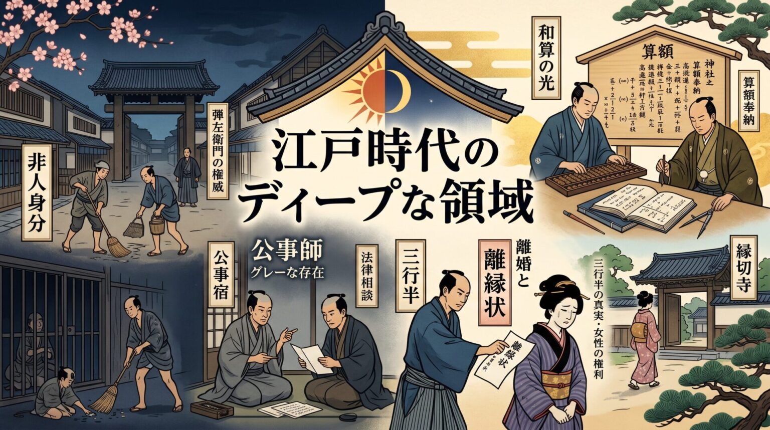 「江戸時代」を旅する！江戸時代260年の全貌｜始まりから幕末、文化・暮らしまで徹底解説