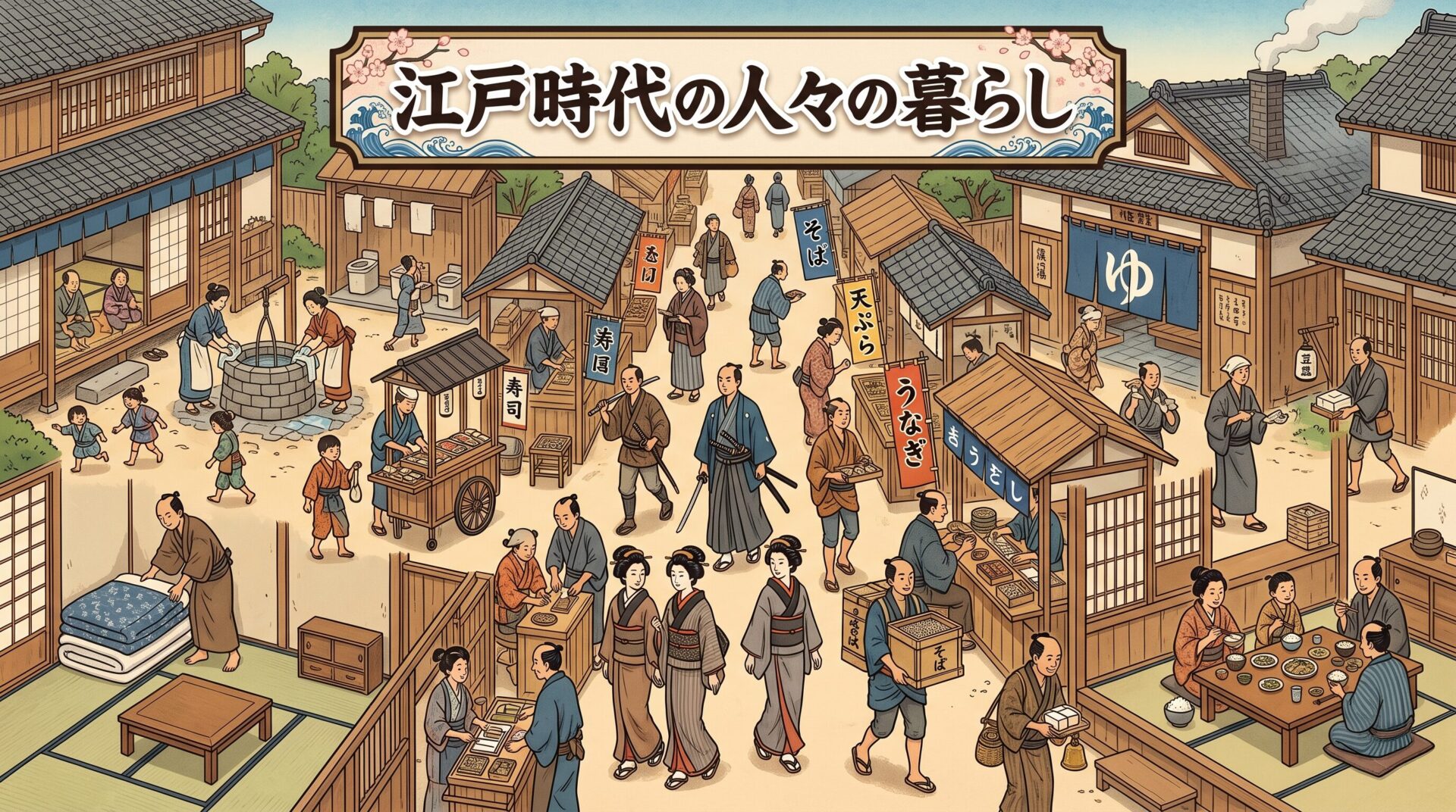 江戸時代の人々の暮らし