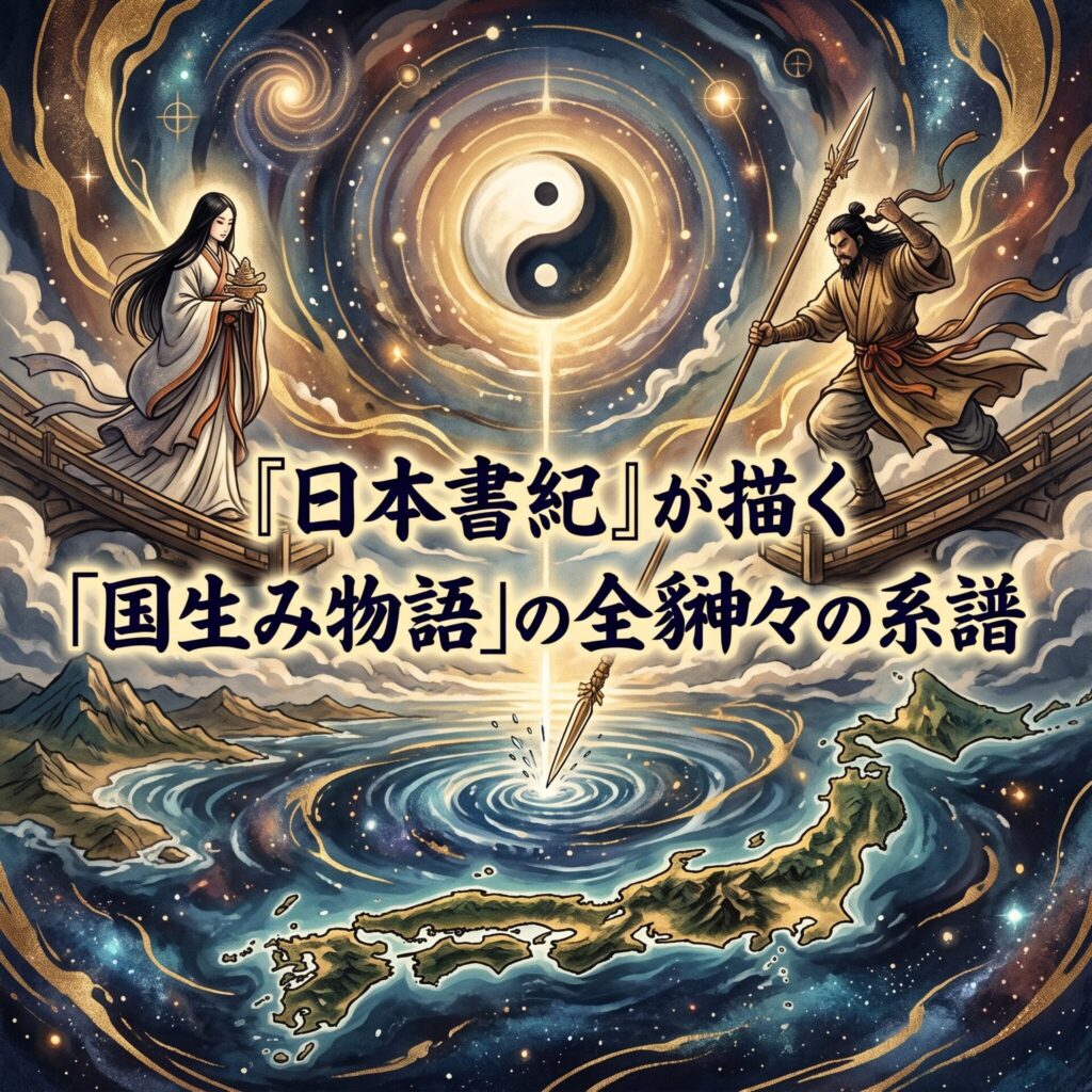 日本の始まりを紐解く：『日本書紀』が描く「国生み物語」の全貌と神々の系譜