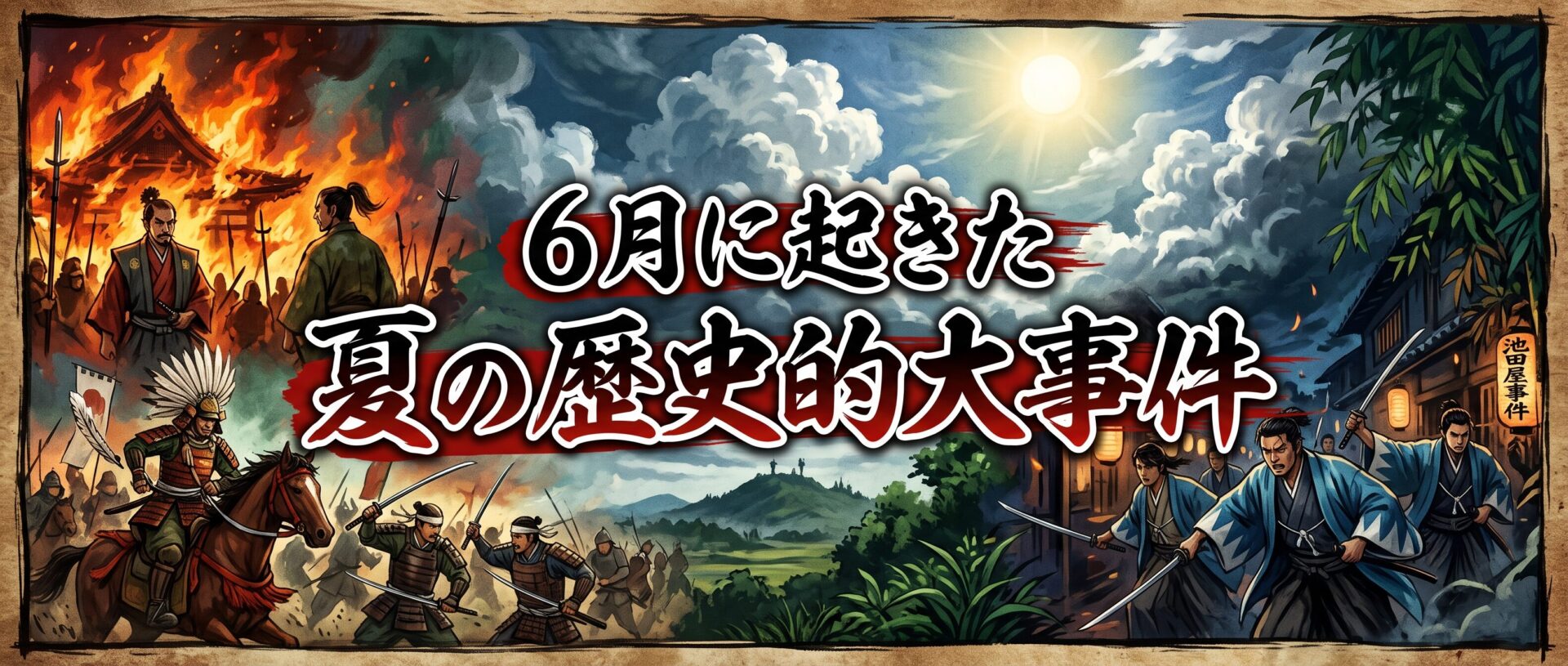 6月に起きた夏の歴史的大事件