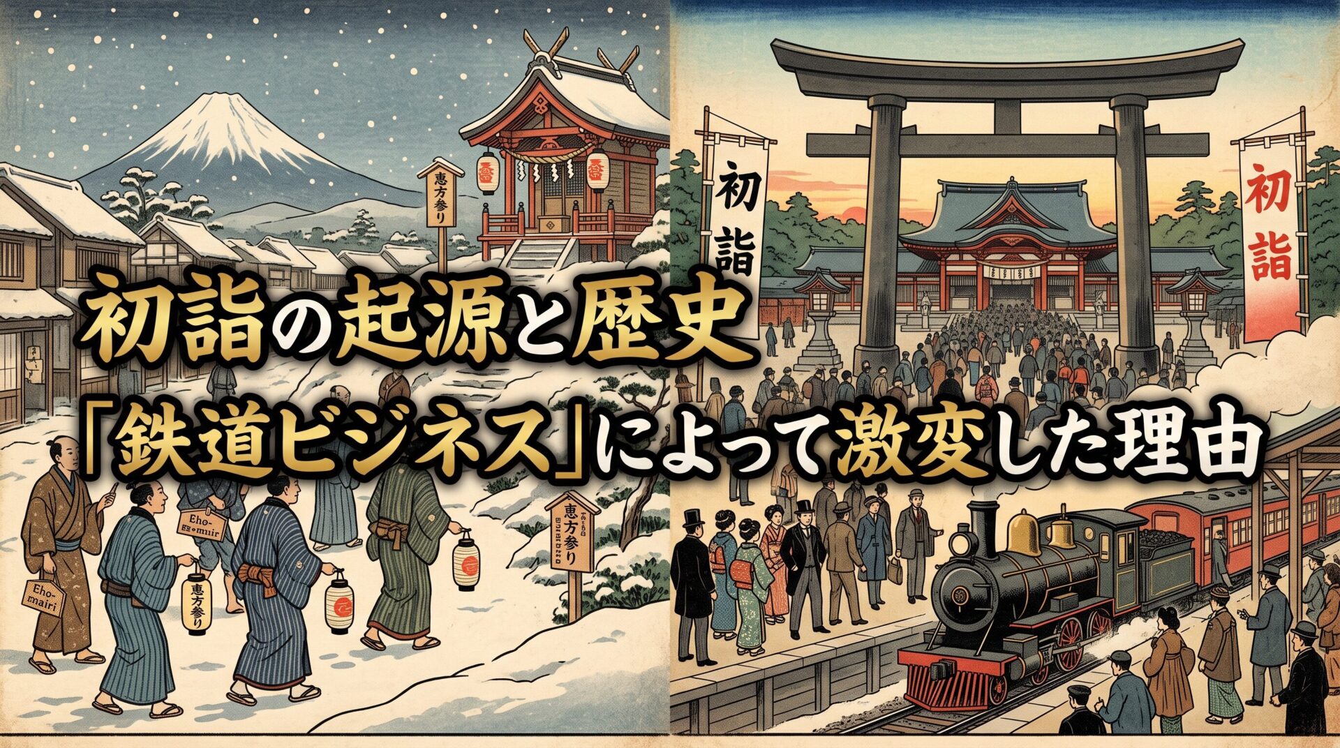 初詣の起源と歴史