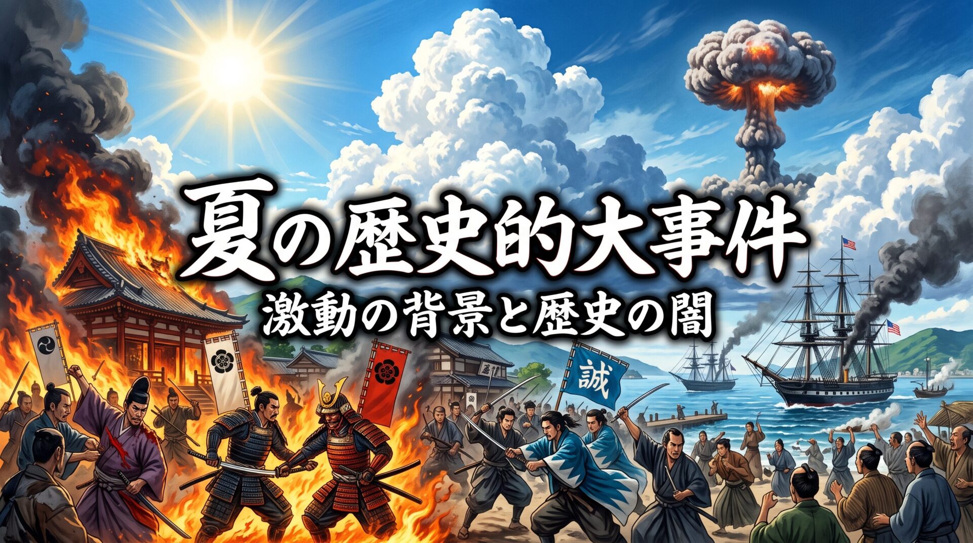 夏の歴史的大事件