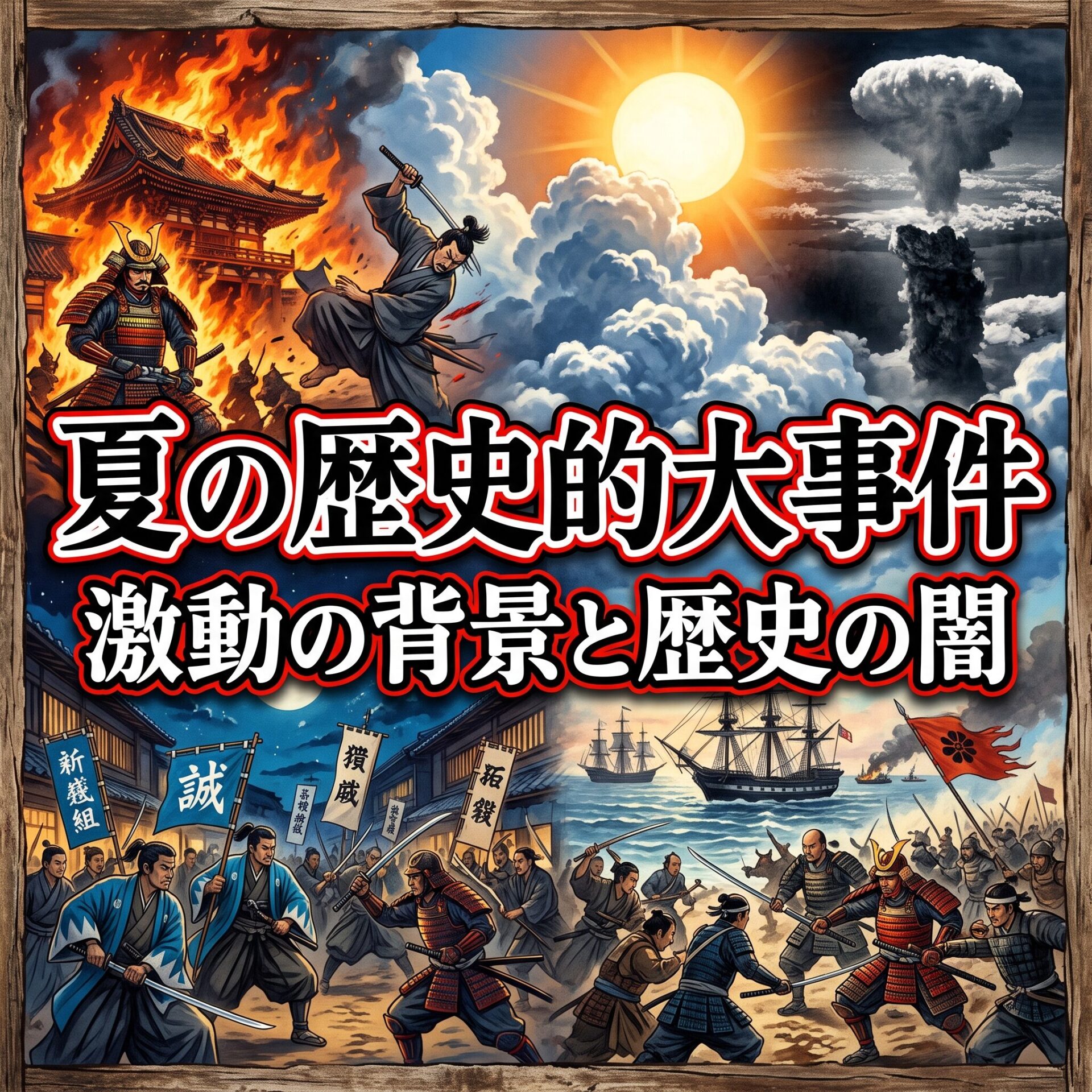 夏の歴史的大事件