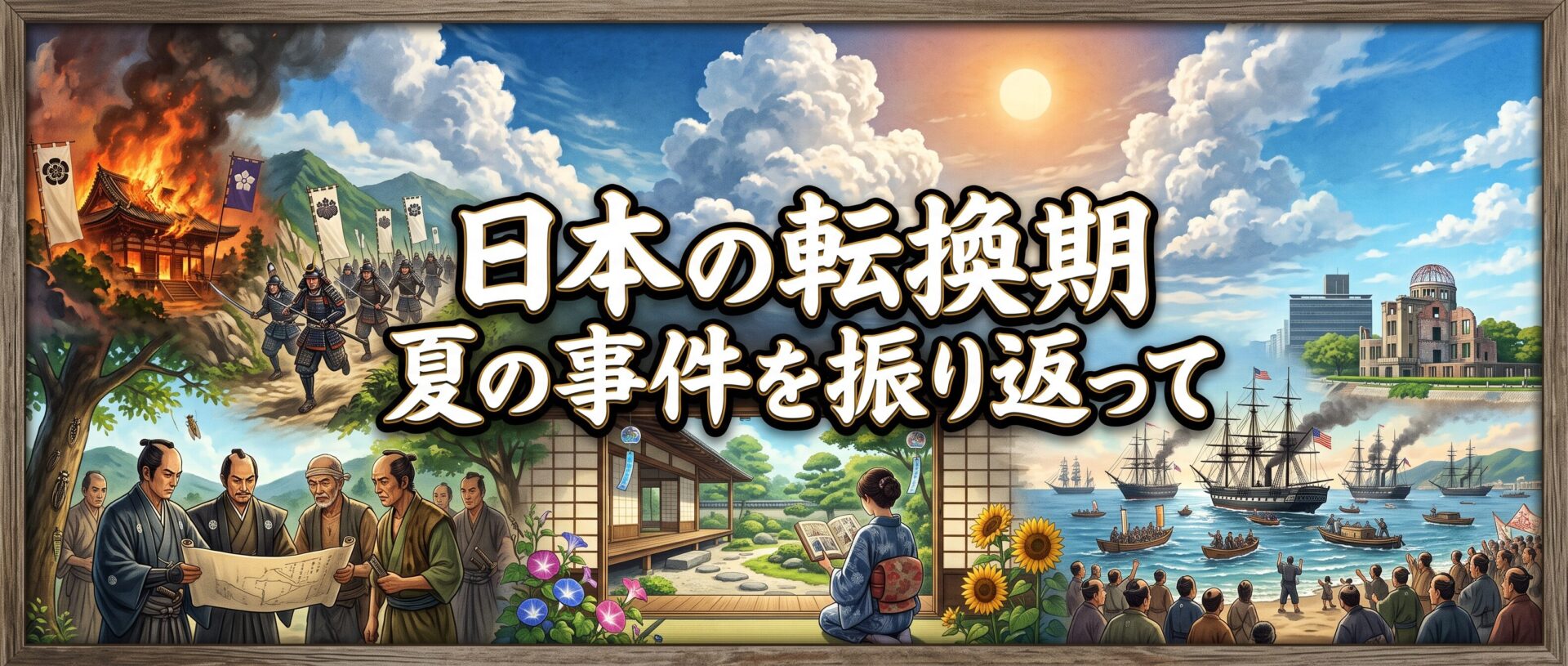 日本の転換期となった夏の事件を振り返って