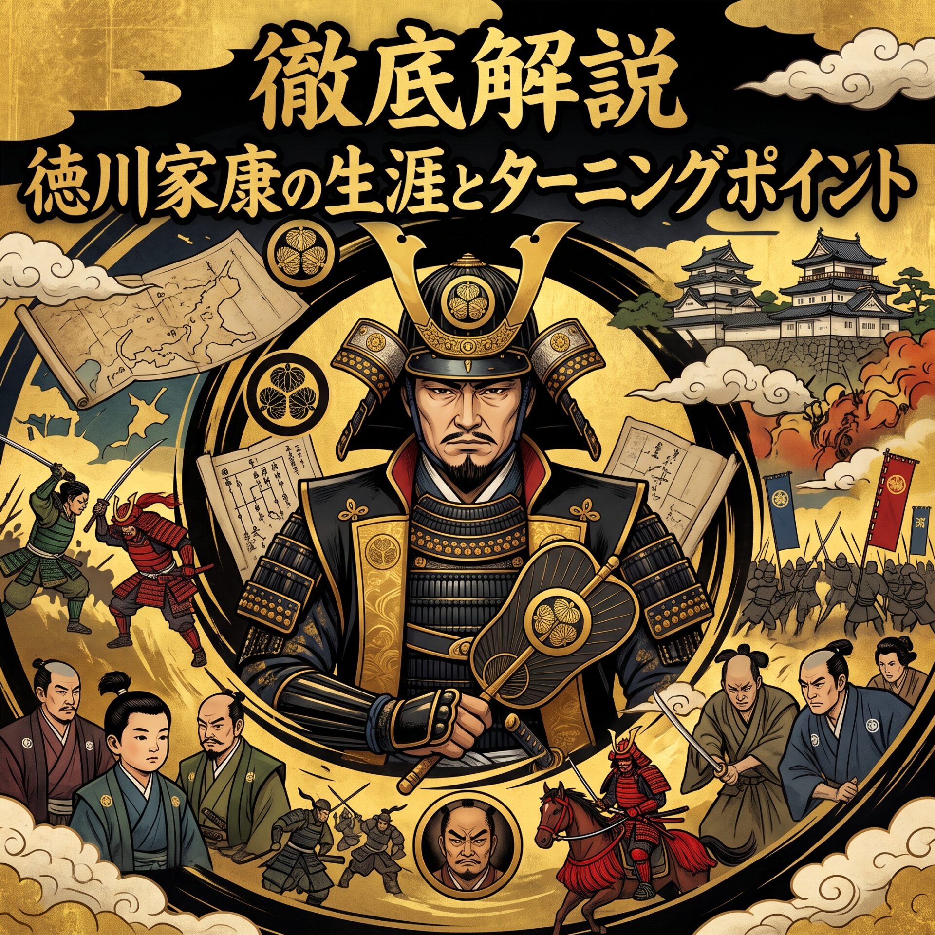 徳川家康の生涯とターニングポイント