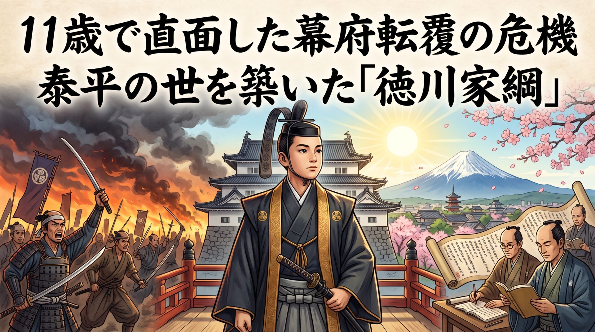 徳川家綱はいかにして「血の時代」を終わらせ、泰平の世を築いたのか