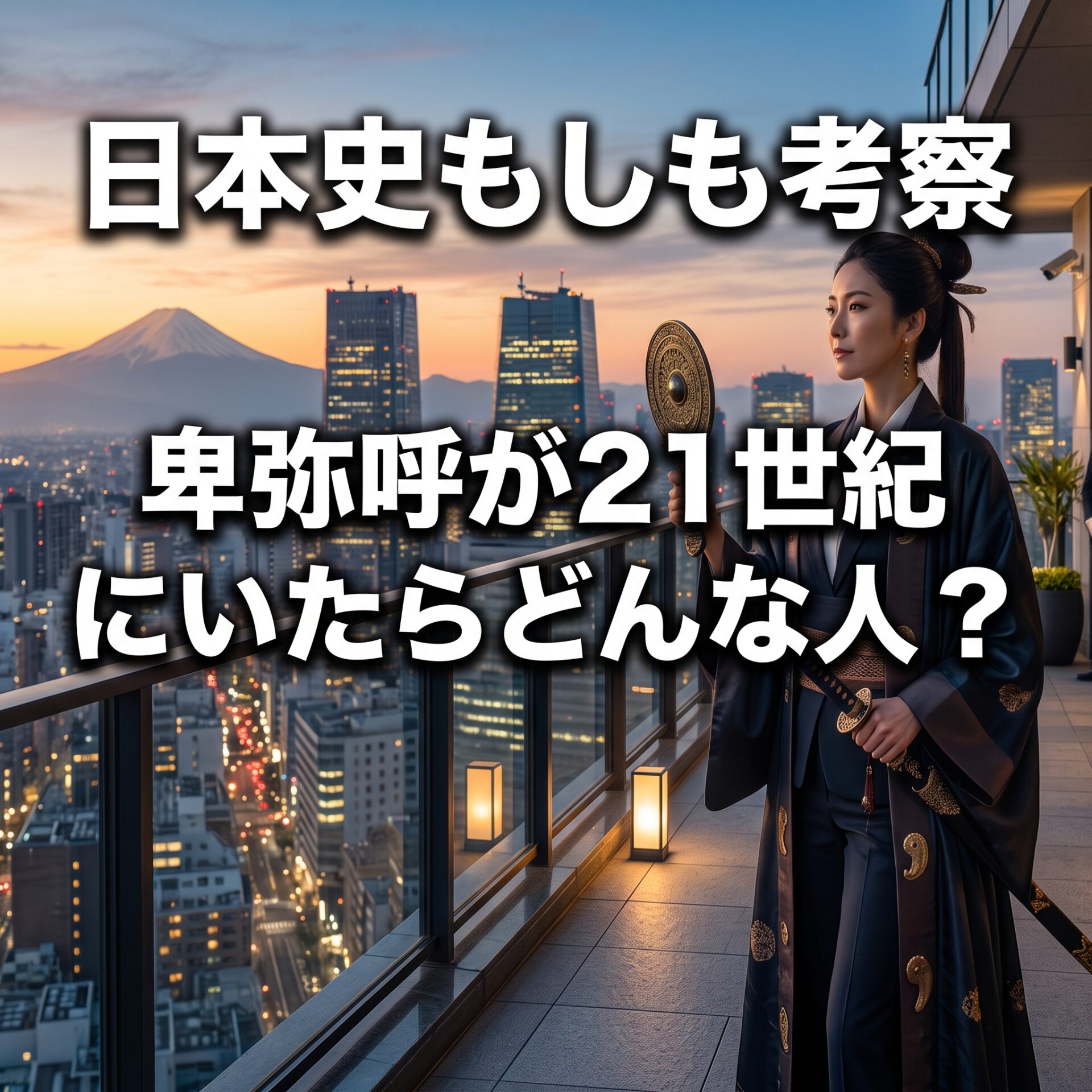 卑弥呼が21世紀にいたらどんな人？